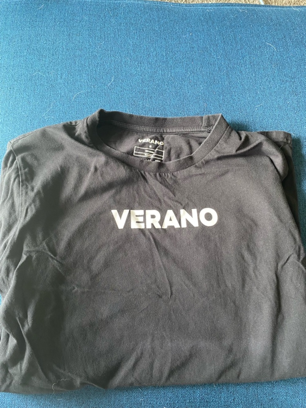 Men's Black Logo Crew Neck T-Shirt